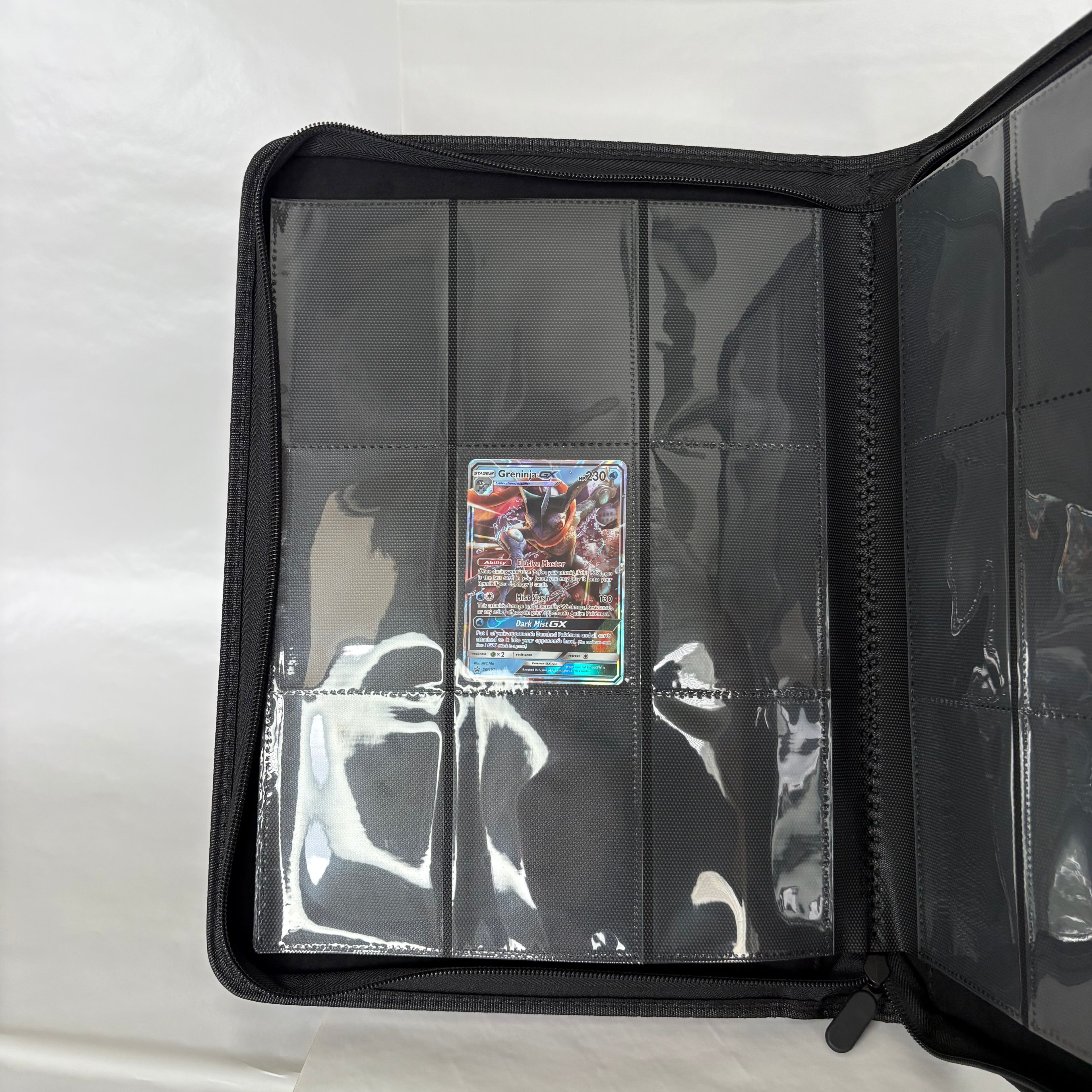 Pokémon Pärm 360 Fickor | Svart med Dragkedja | Binder