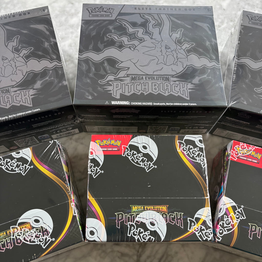 Mega Evolution Pitch Black Sealed Bundle | 3 BB, 3 ETB & 3 Bundles