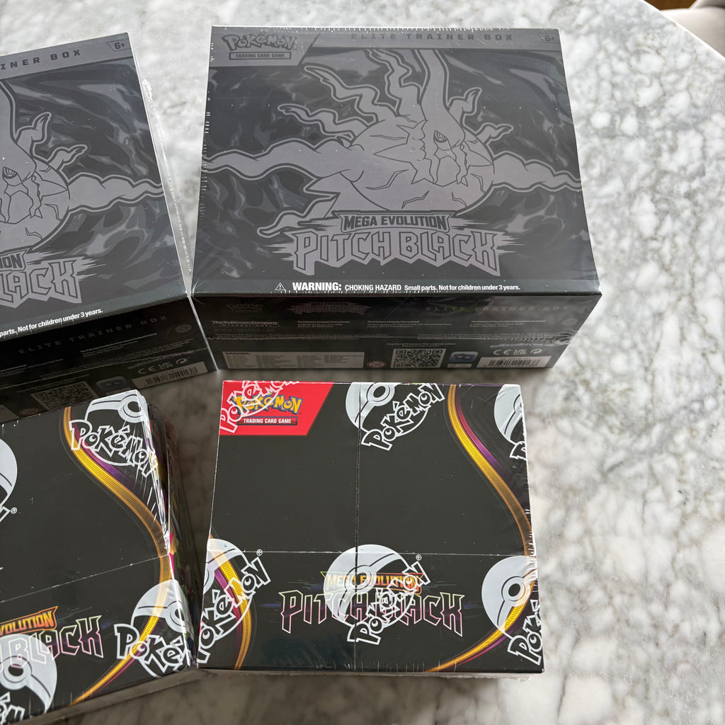 Mega Evolution Pitch Black Sealed Bundle | 3 BB, 3 ETB & 3 Bundles